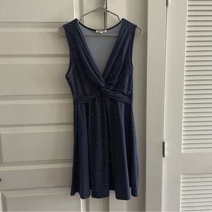 Polkadot blue dress